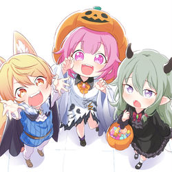 This is a pixiv picture whose title is ワンダーハロウィン🎃.