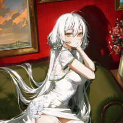 This is a pixiv picture whose title is チャイナドレス.
