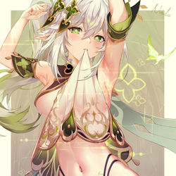 This is a pixiv picture whose title is 草元素付着…？.