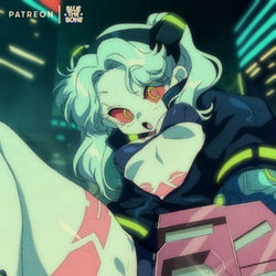 This is a pixiv picture whose title is [RETRO] Rebecca [CYBERPUNK].
