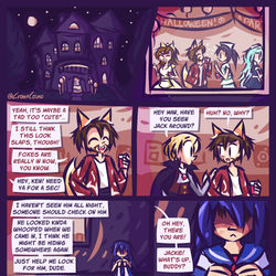 This is a pixiv picture whose title is No Tricks, Just Treats! (TG).