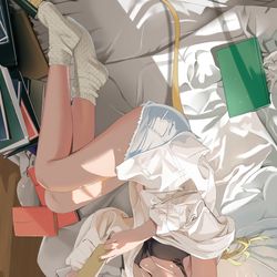 This is a pixiv picture whose title is 午后小憩.