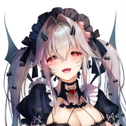 This is a pixiv picture whose title is 「ひとくち、ちょうだい❤️」.