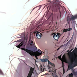 This is a pixiv picture whose title is 諦めない.