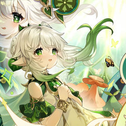 This is a pixiv picture whose title is 纳西妲.