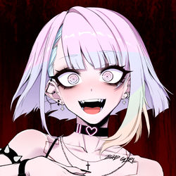 This is a pixiv picture whose title is Goth Lucy.