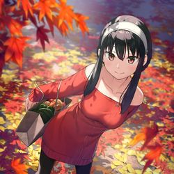 This is a pixiv picture whose title is 秋ヨル.