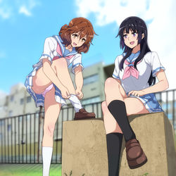 This is a pixiv picture whose title is （〜^∇^ )〜.