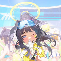 This is a pixiv picture whose title is HIBIKI.