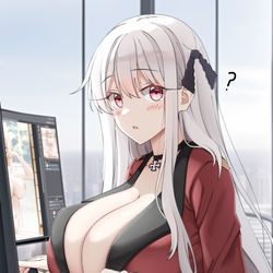 This is a pixiv picture whose title is 大きいKar.