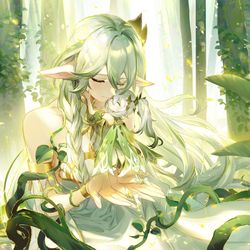 This is a pixiv picture whose title is nahida｡･ﾟﾟ･(>д<)･ﾟﾟ･｡.