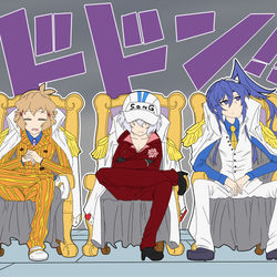 This is a pixiv picture whose title is 三大将.