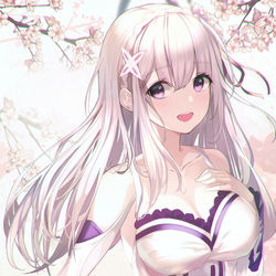 This is a pixiv picture whose title is エミリア.