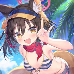 This is a pixiv picture whose title is 水着イズナ.
