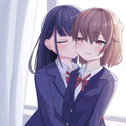 This is a pixiv picture whose title is ふいうち.