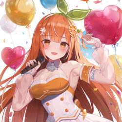 This is a pixiv picture whose title is 橘シエナお誕生日イラスト.