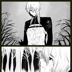 This is a pixiv picture whose title is 罪人.