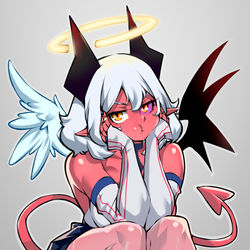 This is a pixiv picture whose title is 退屈なネフィリム -  OC.