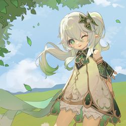 This is a pixiv picture whose title is 纳西妲.