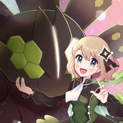 This is a pixiv picture whose title is 【ポケマス】マジコスセレナ＆ジガルデ.