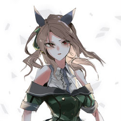 This is a pixiv picture whose title is キングヘイロー.