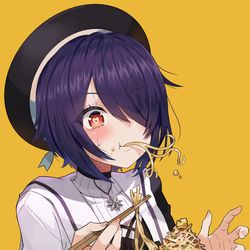 This is a pixiv picture whose title is 【告知】あおぎり高校×野郎ラーメン コラボイラスト.