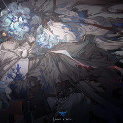 This is a pixiv picture whose title is 肉鸽月度相关.
