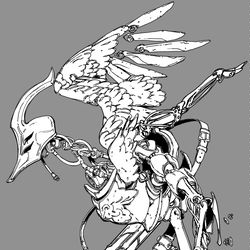 This is a pixiv picture whose title is 機械人形OD.