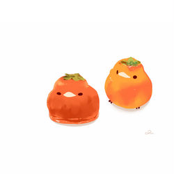 This is a pixiv picture whose title is 完熟柿.