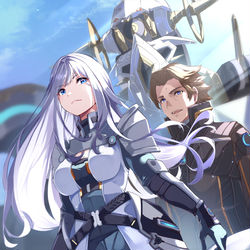 This is a pixiv picture whose title is エセル軍務長.