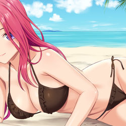 This is a pixiv picture whose title is 海.