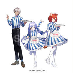 This is a pixiv picture whose title is にじさんじ×ウェンディーズ・ファーストキッチンコラボイラスト.