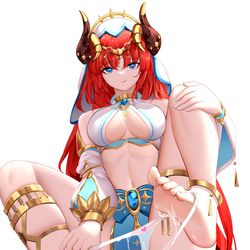 This is a pixiv picture whose title is 妮露.