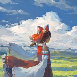 This is a pixiv picture whose title is 無題.