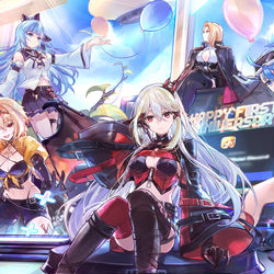 This is a pixiv picture whose title is 🎉.