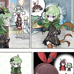 This is a pixiv picture whose title is 再会.