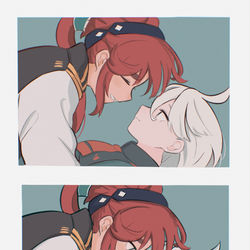 This is a pixiv picture whose title is スレミオ.