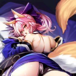 This is a pixiv picture whose title is 推しのお尻の日.