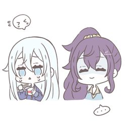 This is a pixiv picture whose title is 横で笑顔の圧を受けてる奏ちゃん.