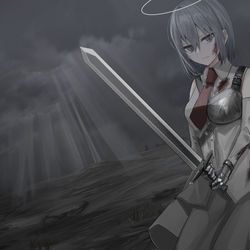 This is a pixiv picture whose title is Gerechtigkeit und Furcht.