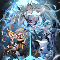 This is a pixiv picture whose title is 两年前画的黑潮终于阔以发发了！.