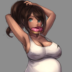This is a pixiv picture whose title is 🍩.
