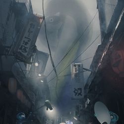 This is a pixiv picture whose title is 特集！路地裏悪童三人衆！！.