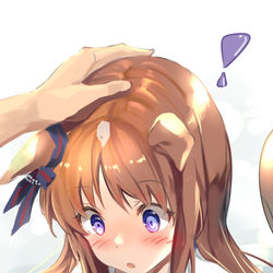 This is a pixiv picture whose title is なでられてるグラス.