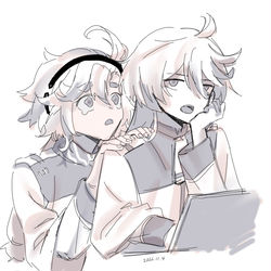 This is a pixiv picture whose title is スレミオ.