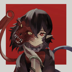 This is a pixiv picture whose title is NUE.