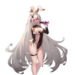 This is a pixiv picture whose title is 地雷系兔女郎.