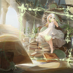 This is a pixiv picture whose title is Beautiful Greenery|绿茵幽草.