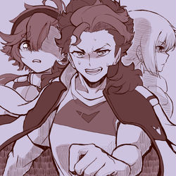 This is a pixiv picture whose title is 5話最高でした.