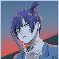 This is a pixiv picture whose title is アキくん.